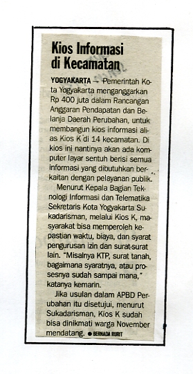 Kliping jogja terbaru