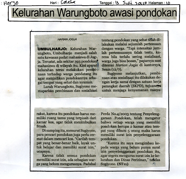 Kliping jogja terbaru