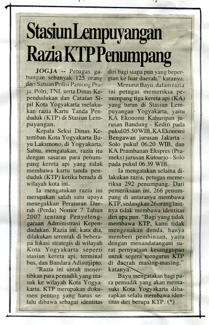 Kliping jogja terbaru