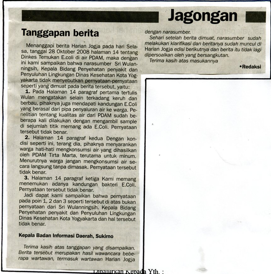 Kliping jogja terbaru