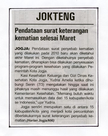 Kliping jogja terbaru