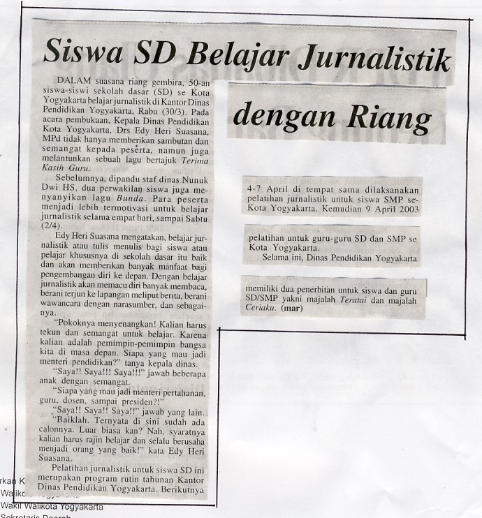 Kliping jogja terbaru