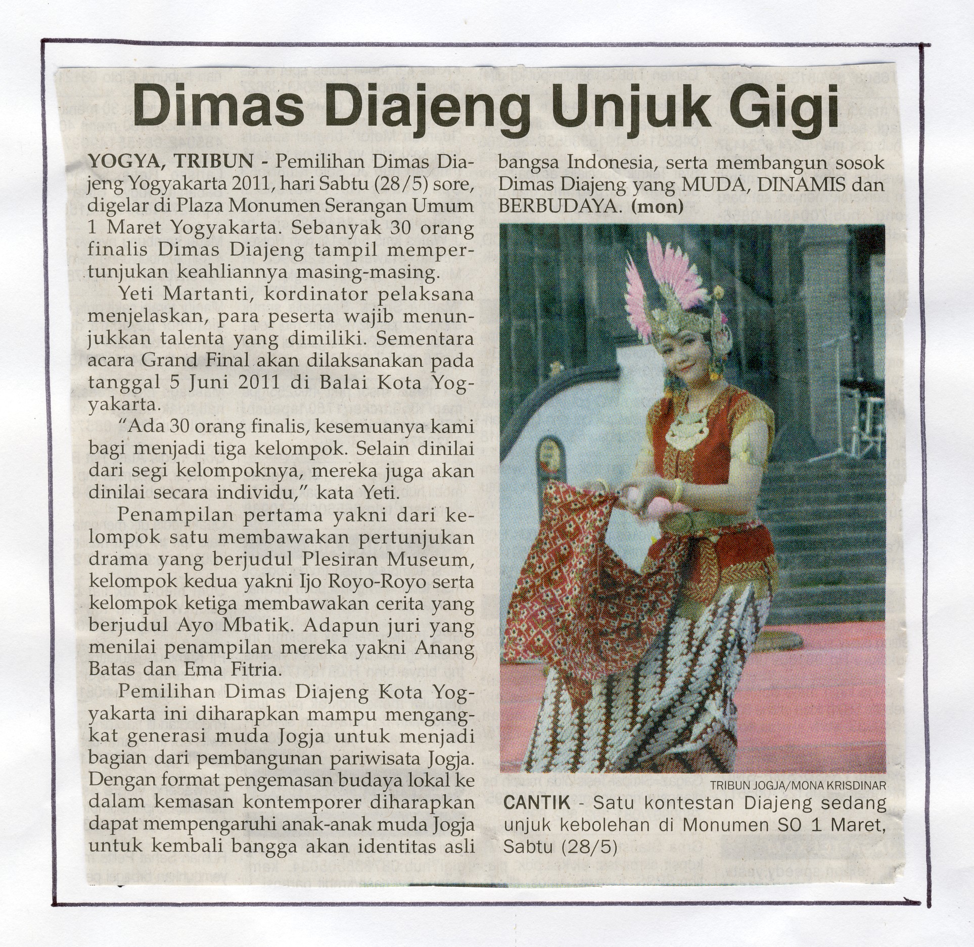 Kliping jogja terbaru