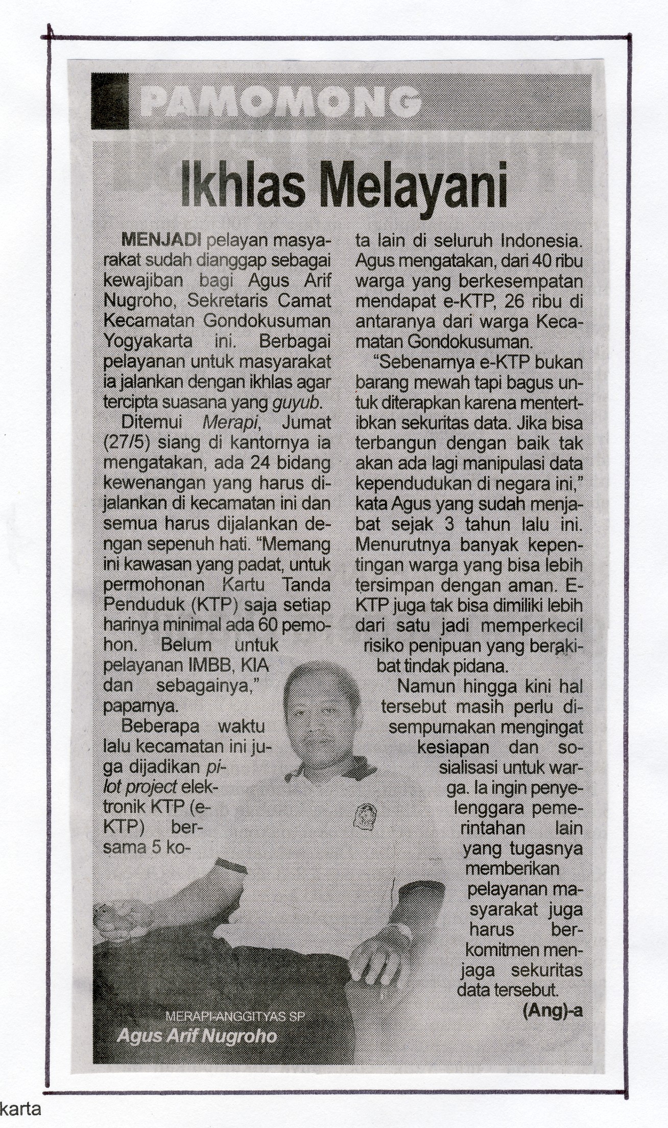 Kliping jogja terbaru