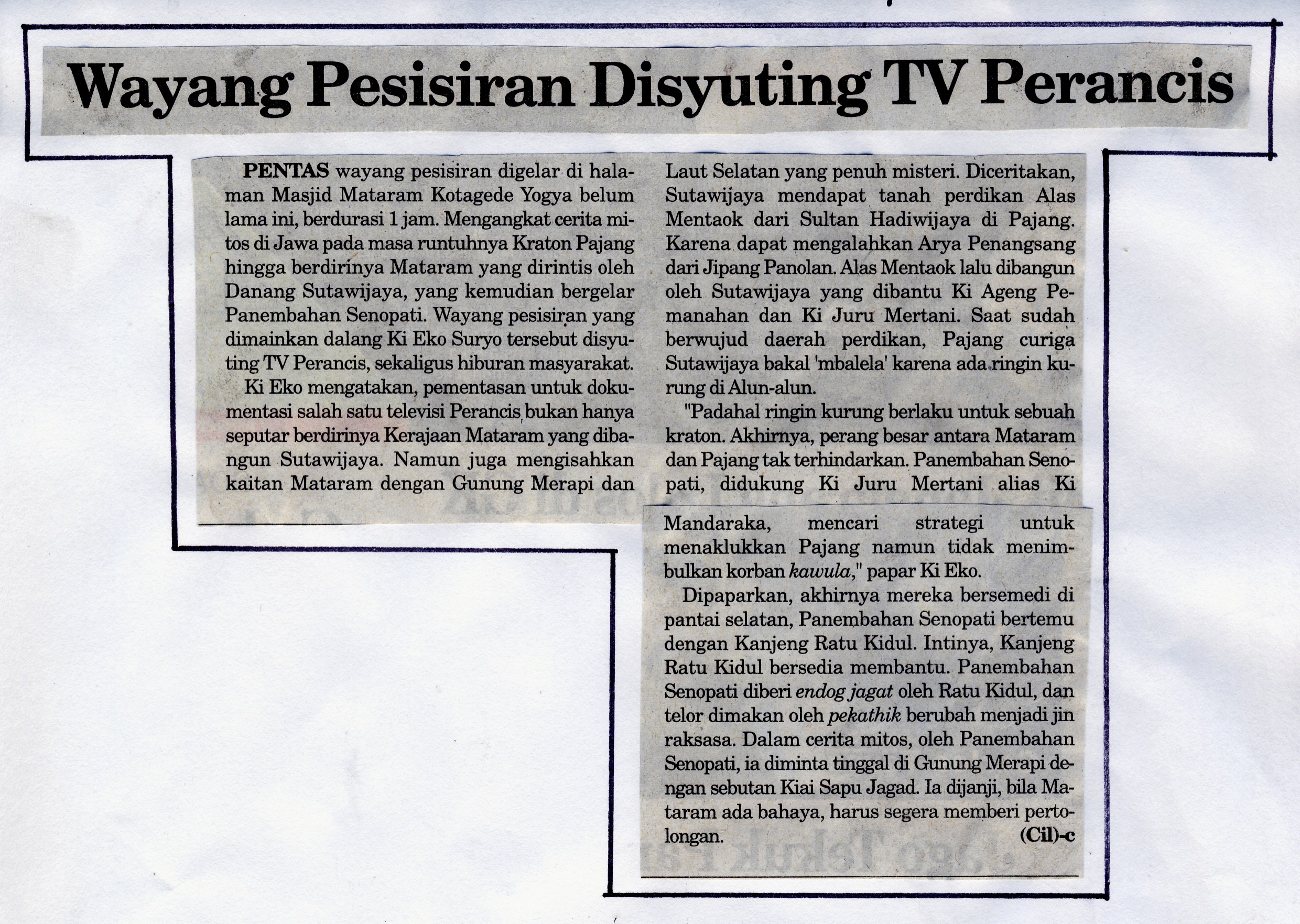 Kliping jogja terbaru