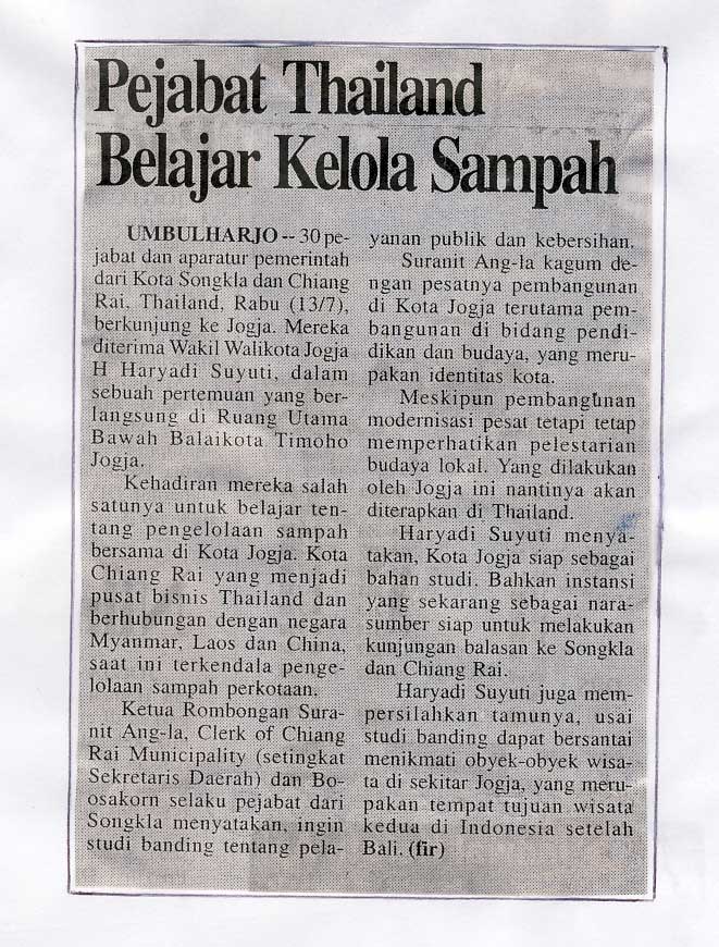 Kliping jogja terbaru