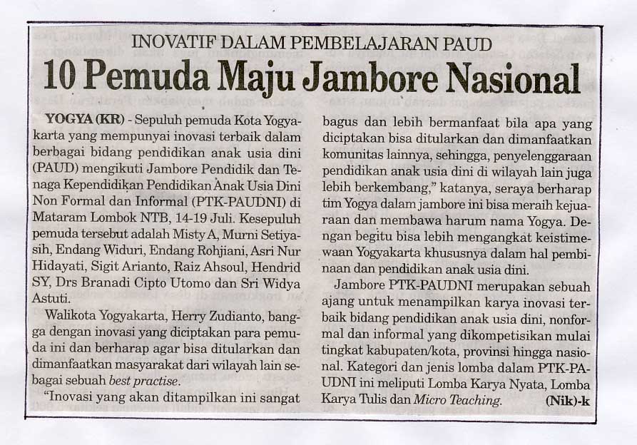 Kliping jogja terbaru