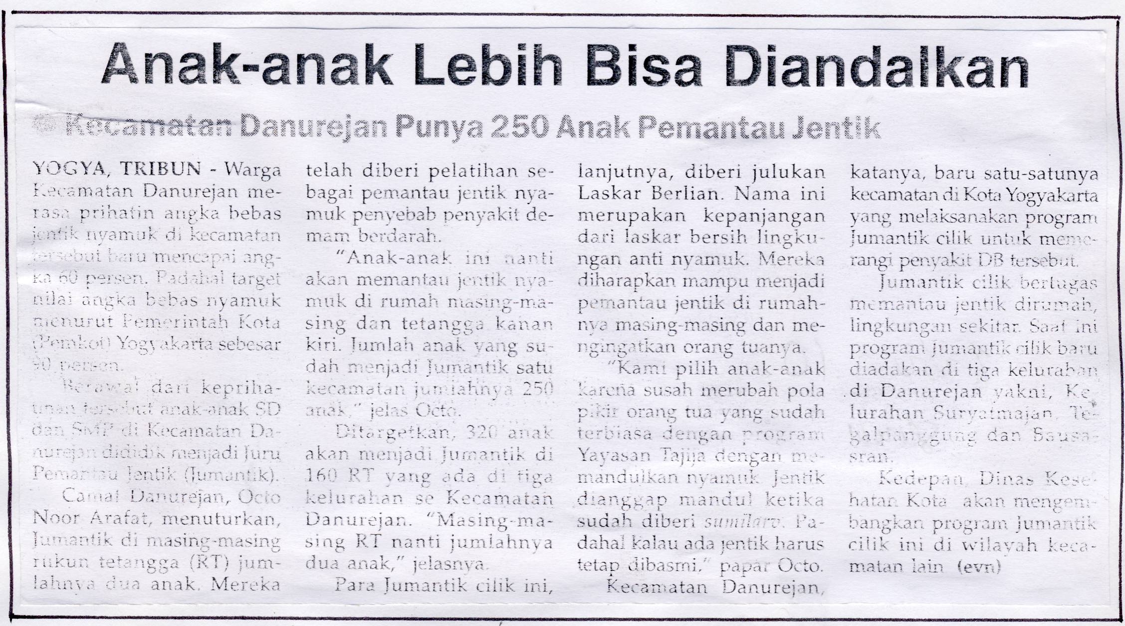 Kliping jogja terbaru