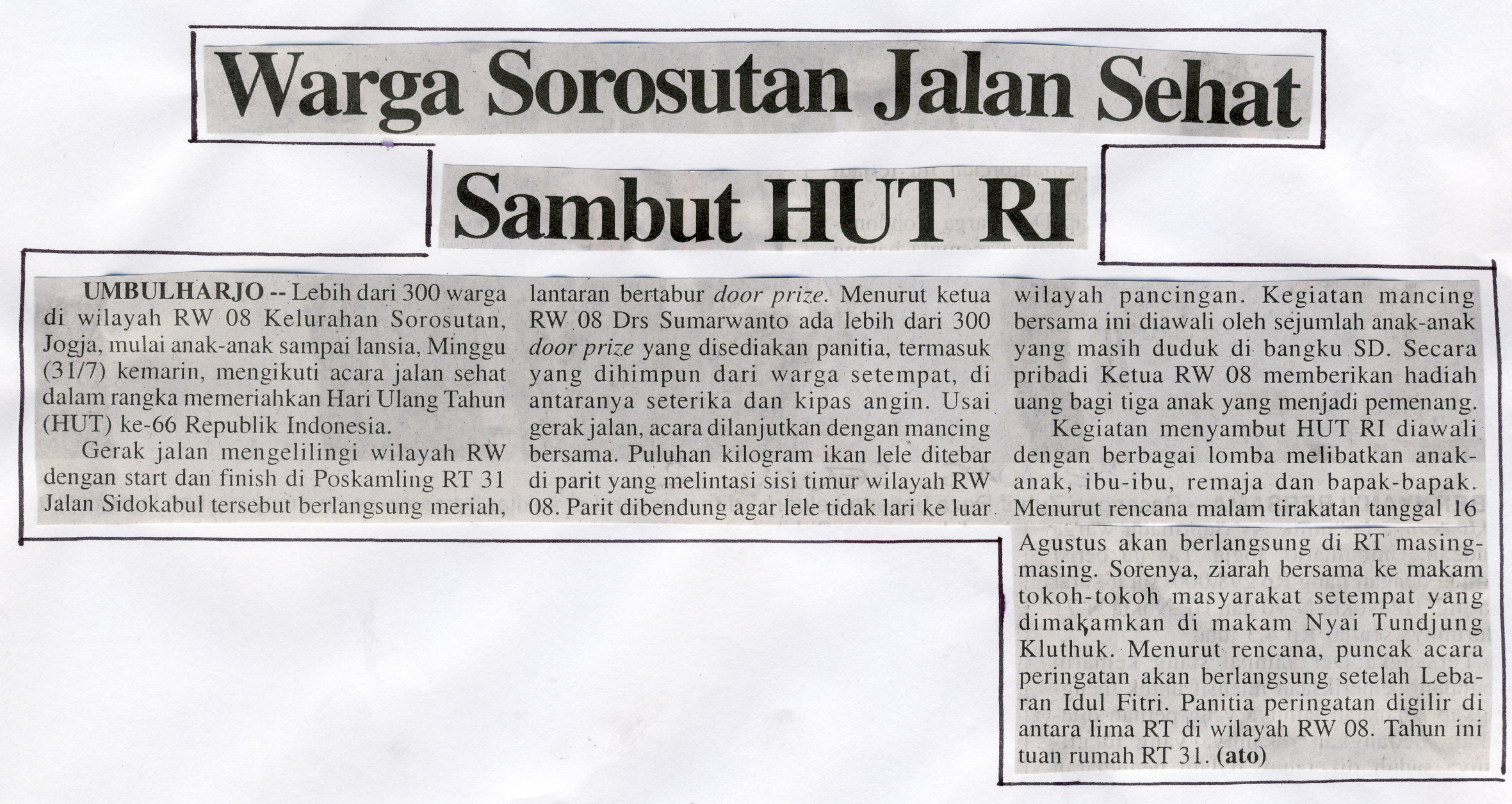 Kliping jogja terbaru