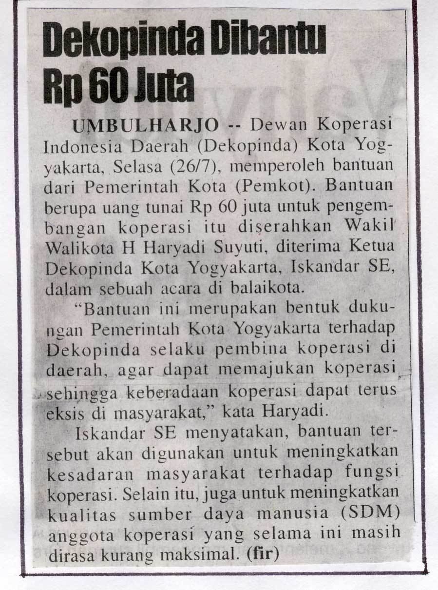 Kliping jogja terbaru