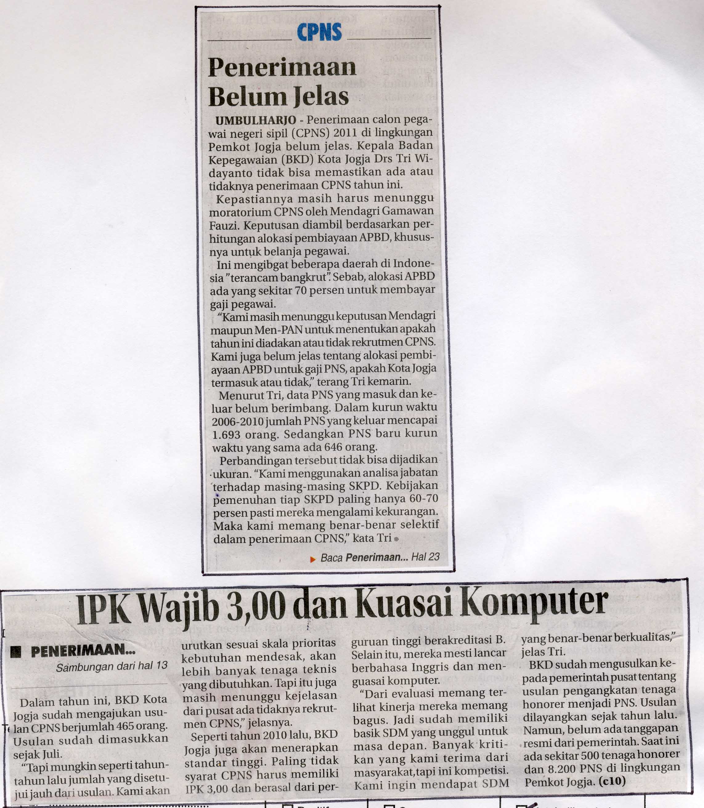Kliping jogja terbaru