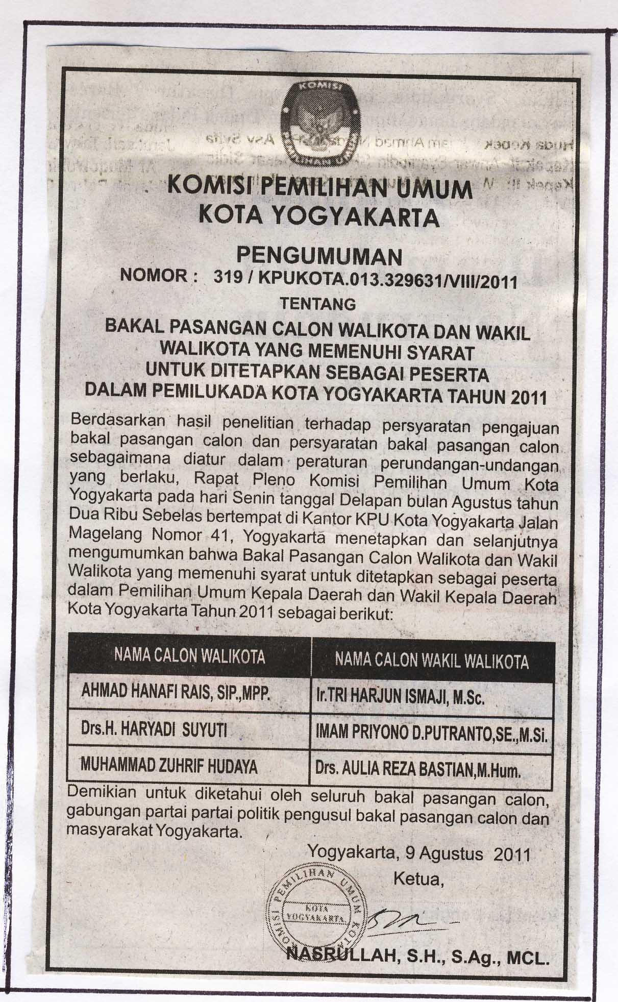 Kliping jogja terbaru