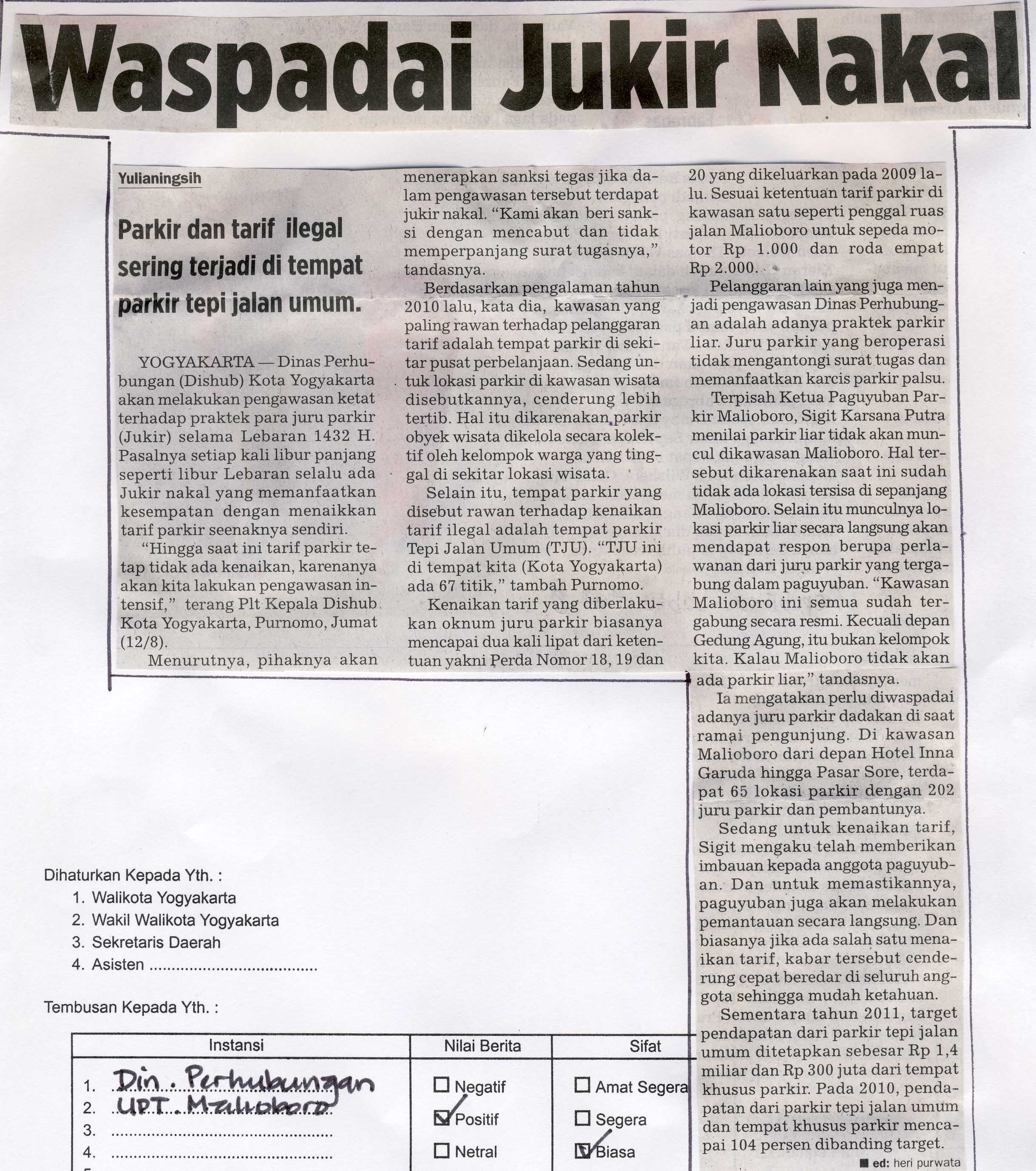 Kliping jogja terbaru