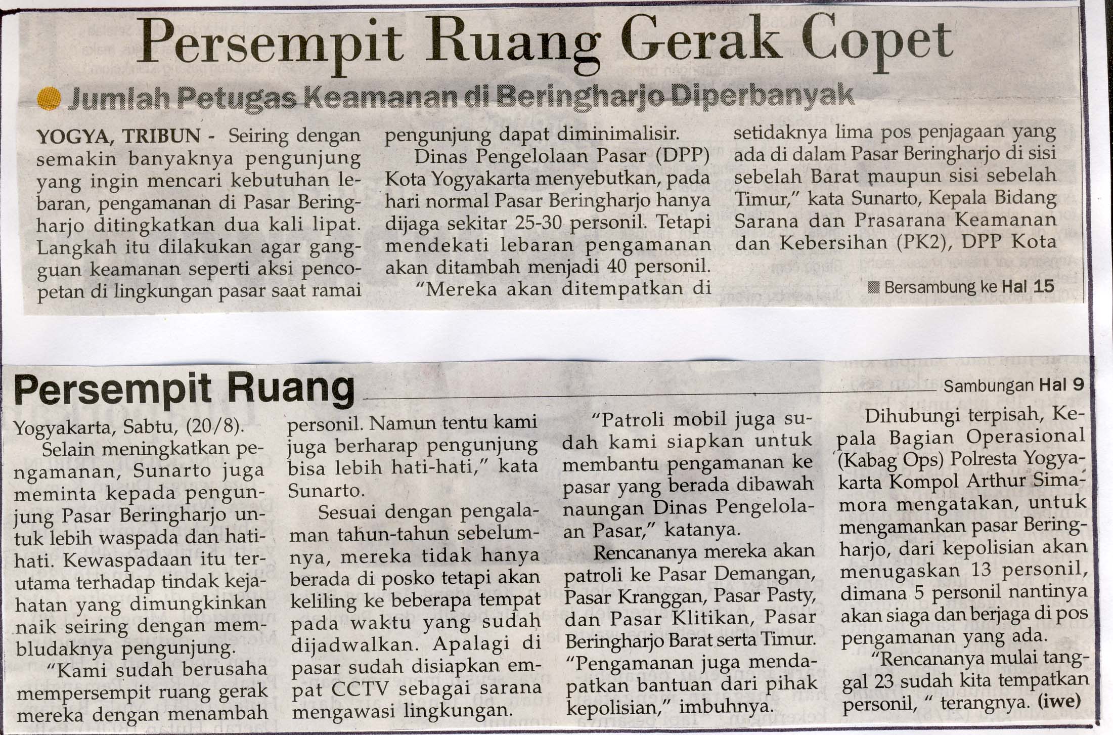 Kliping jogja terbaru