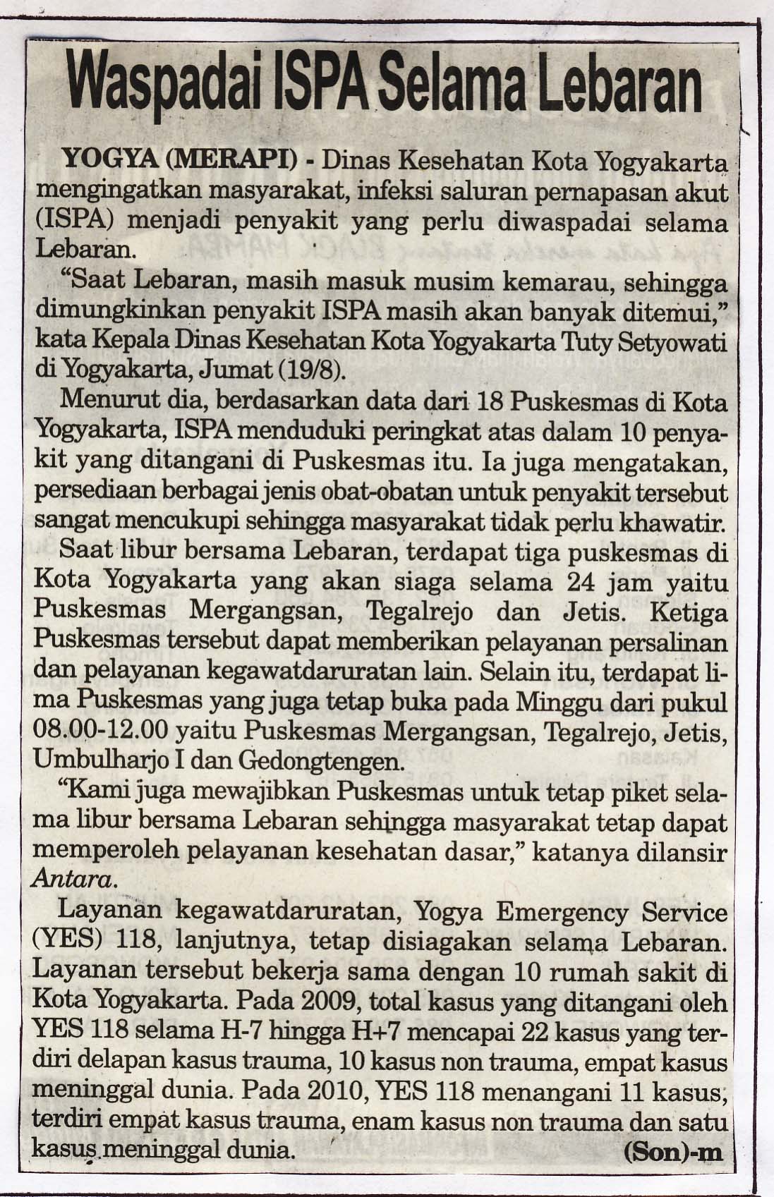 Kliping jogja terbaru