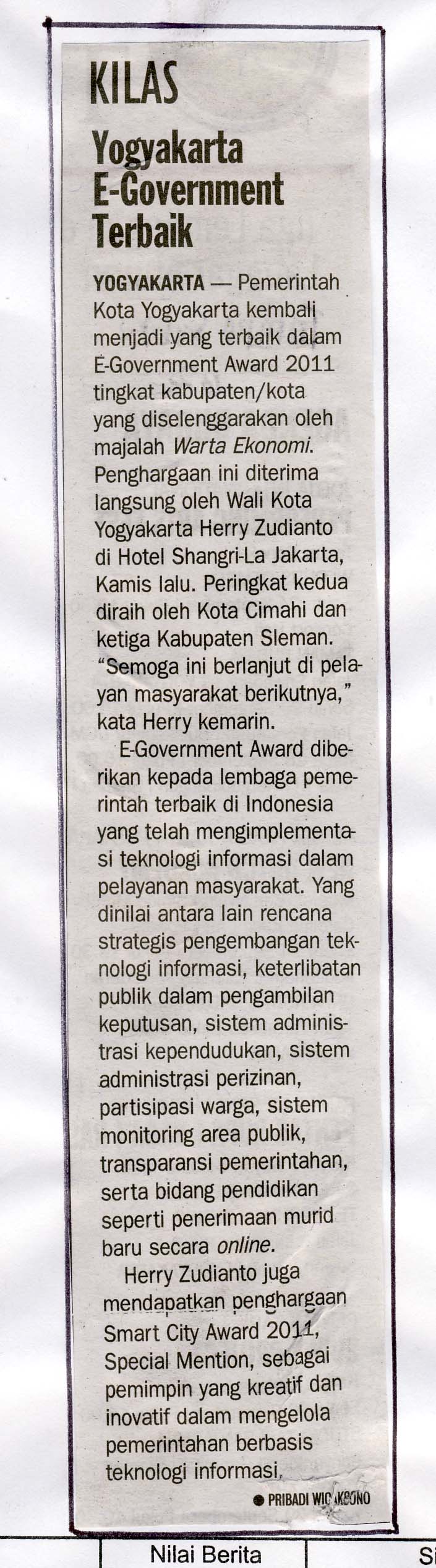 Kliping jogja terbaru
