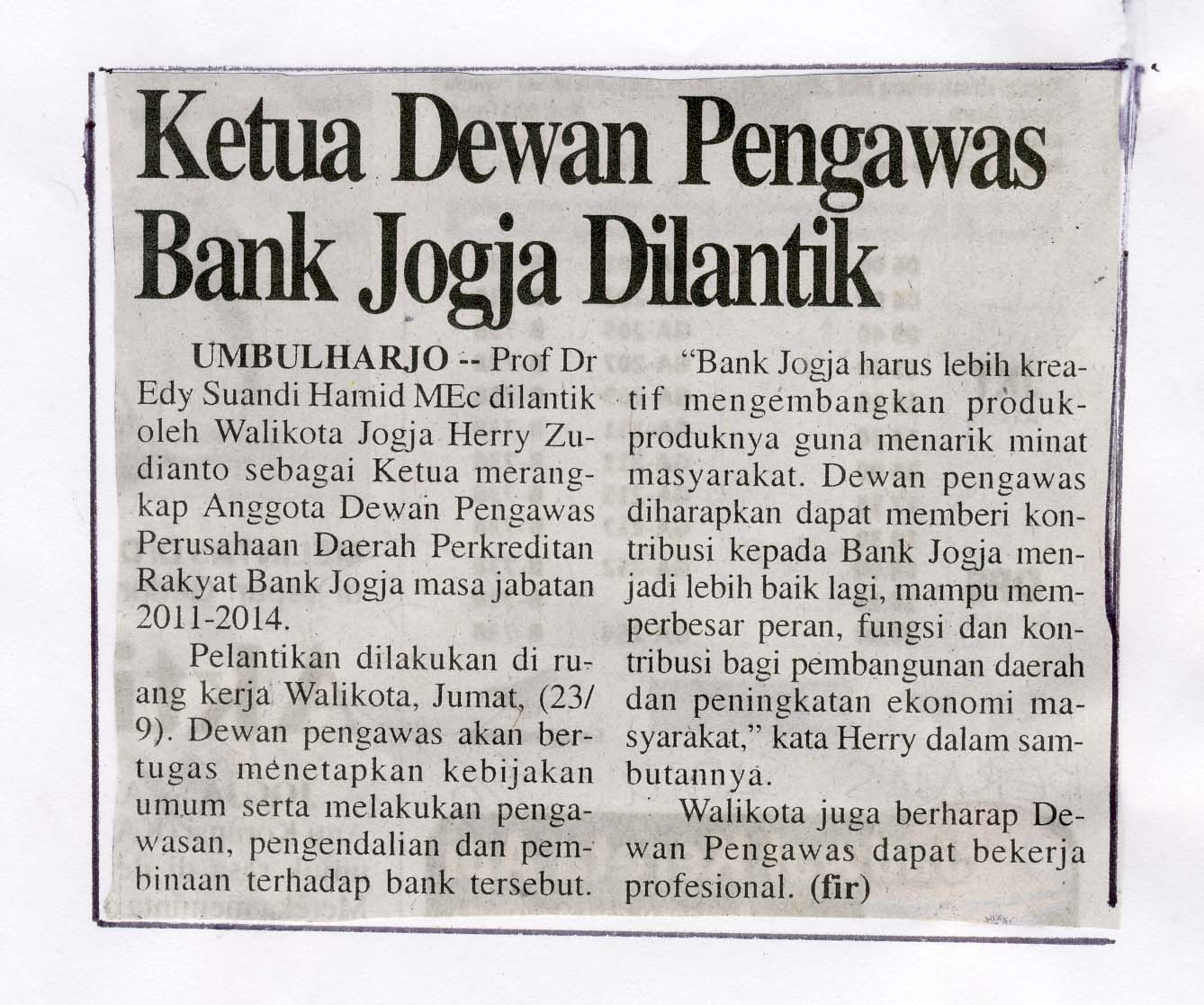 Kliping jogja terbaru