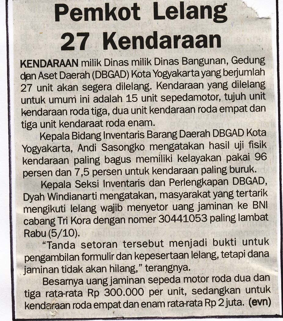 Kliping jogja terbaru