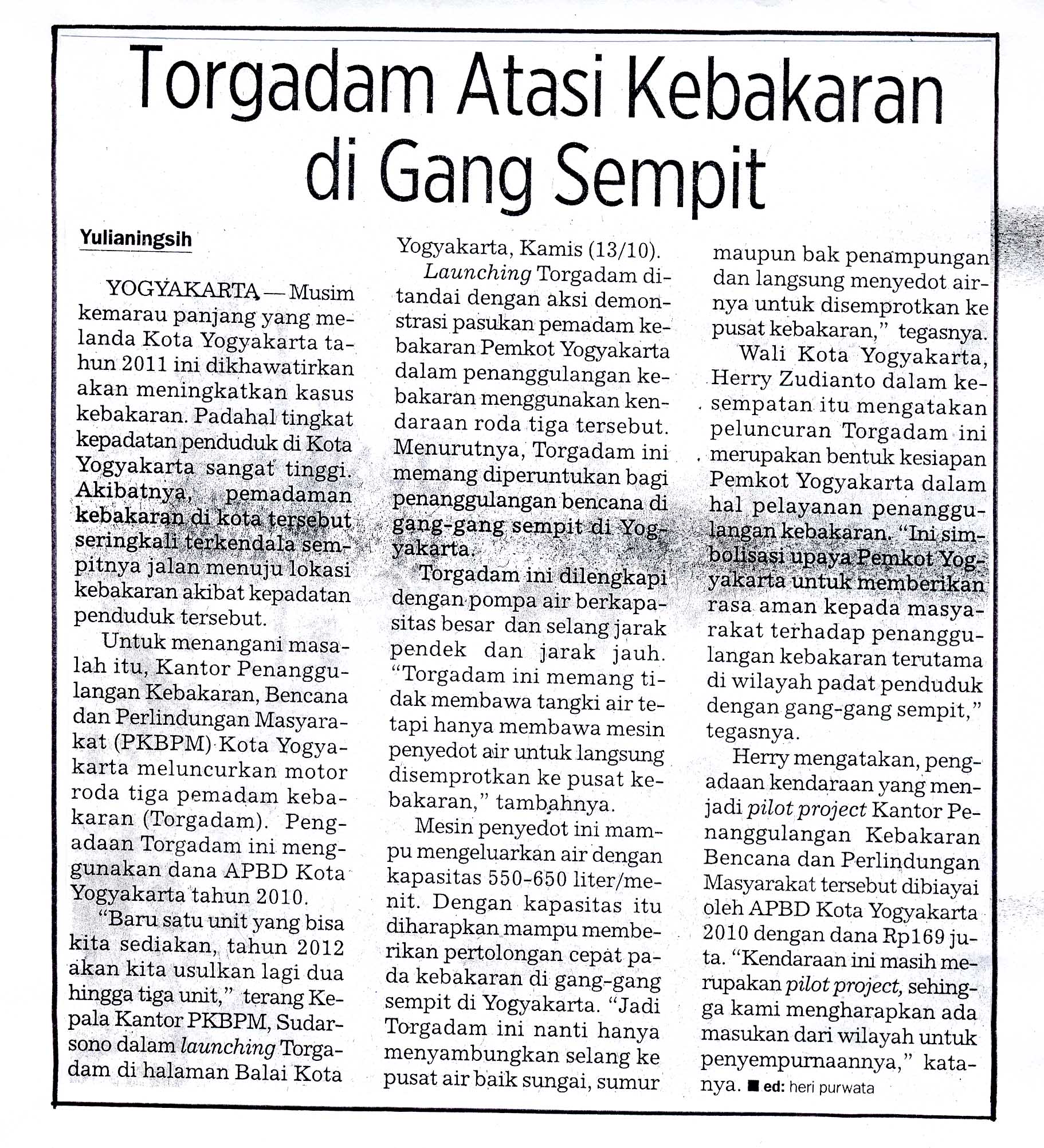 Kliping jogja terbaru