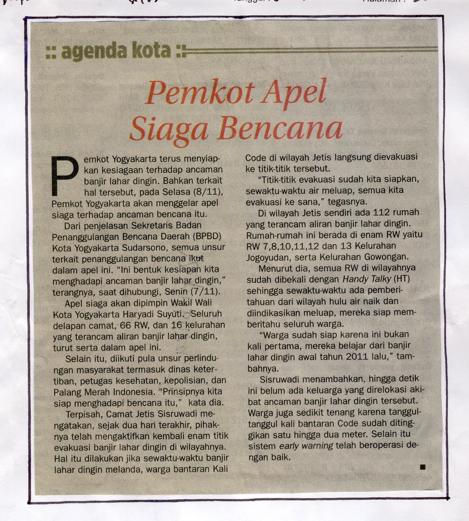 Kliping jogja terbaru