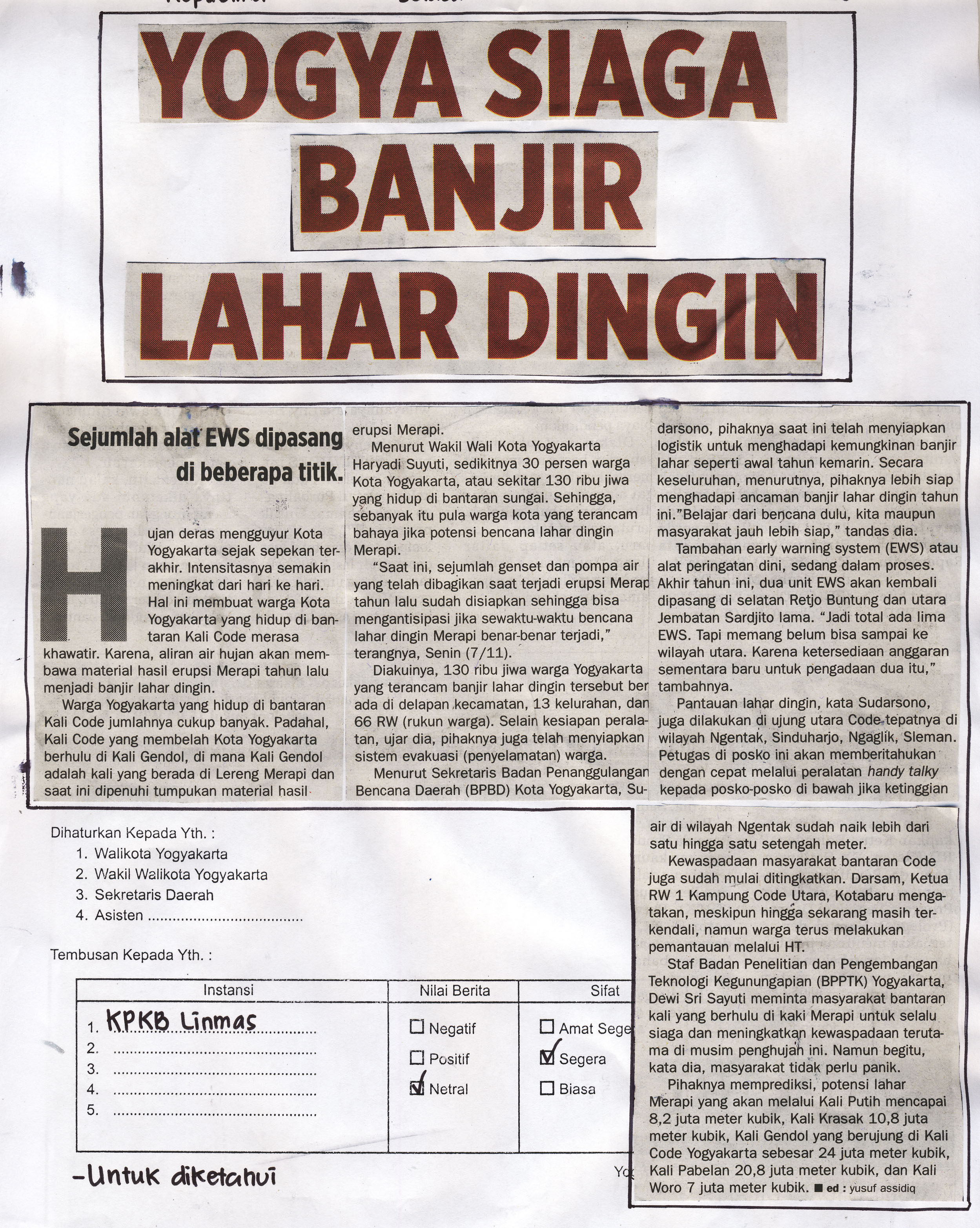 Kliping jogja terbaru