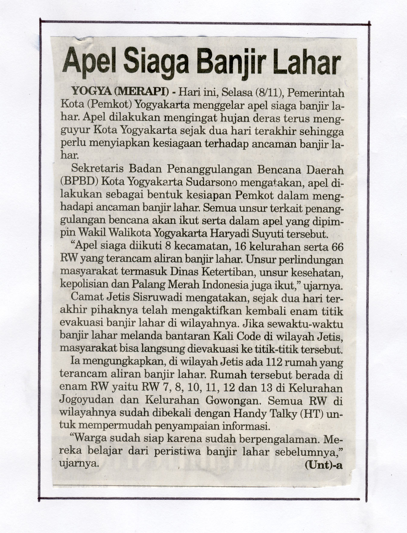Kliping jogja terbaru
