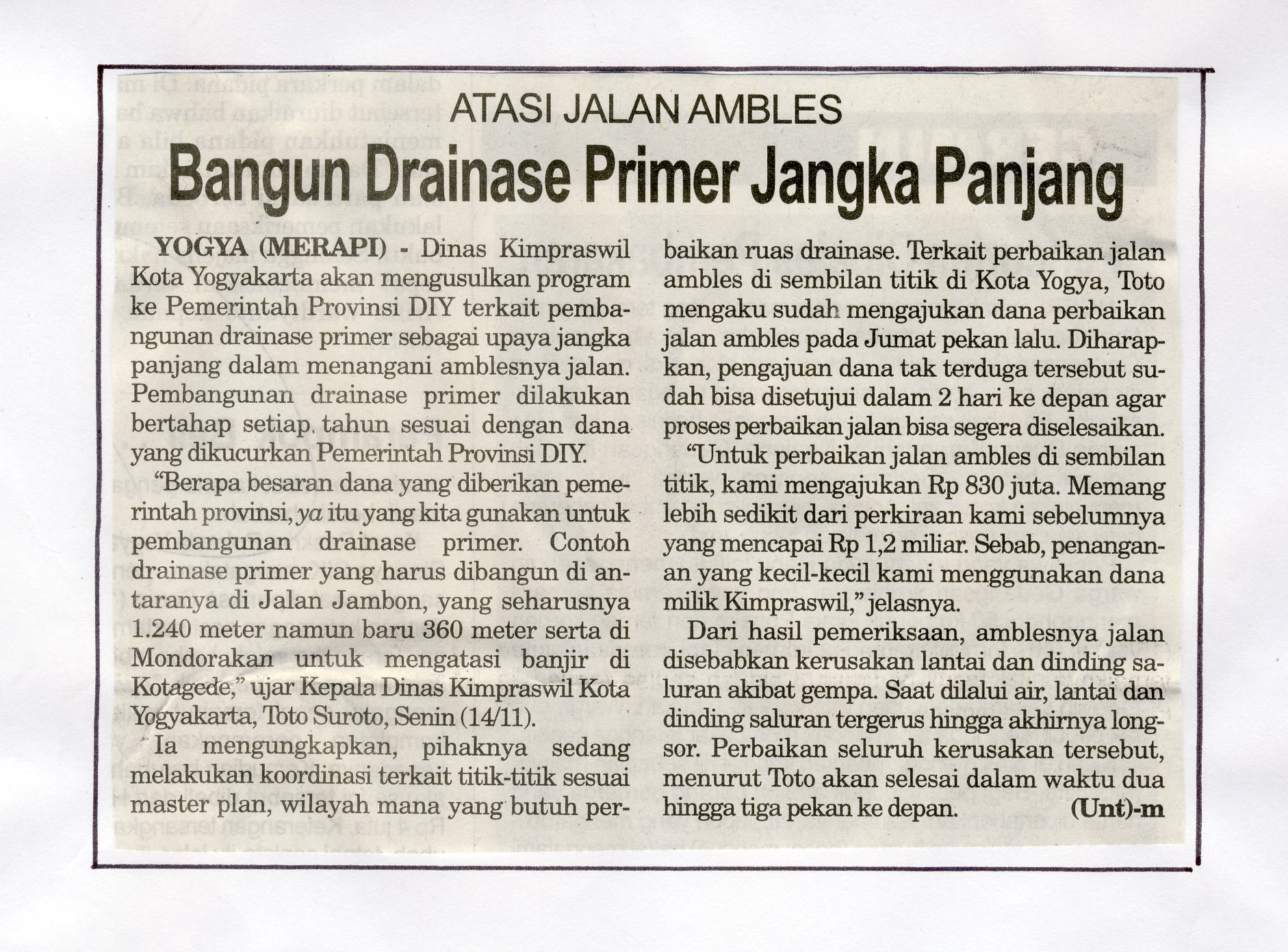 Kliping jogja terbaru
