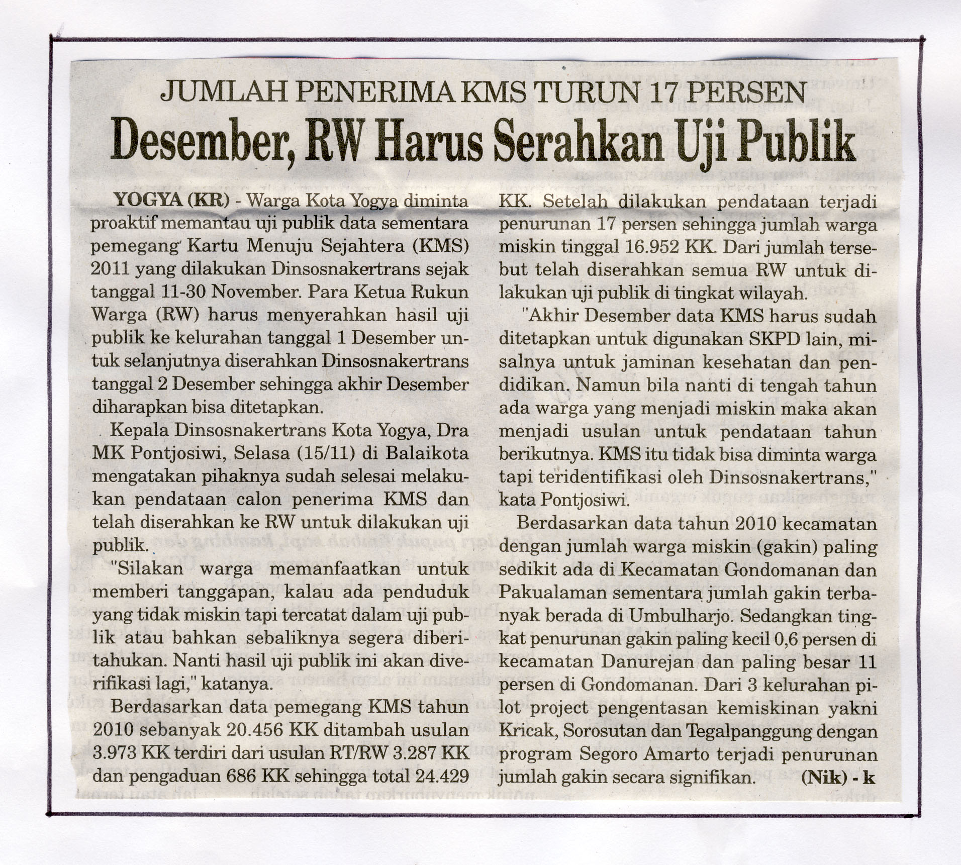 Kliping jogja terbaru