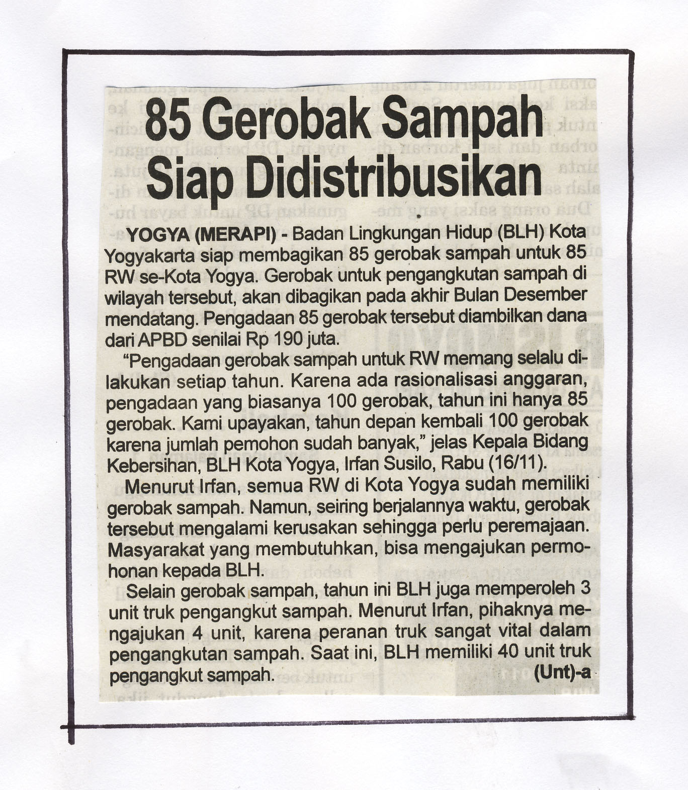 Kliping jogja terbaru
