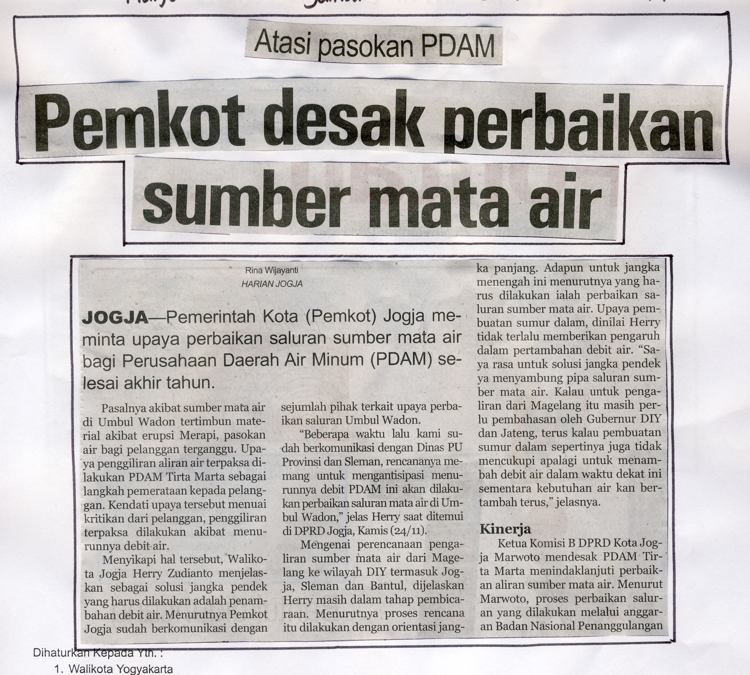 Kliping jogja terbaru