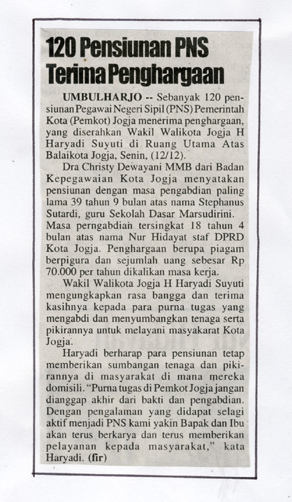 Kliping jogja terbaru