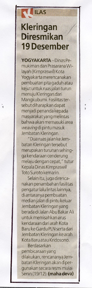 Kliping jogja terbaru