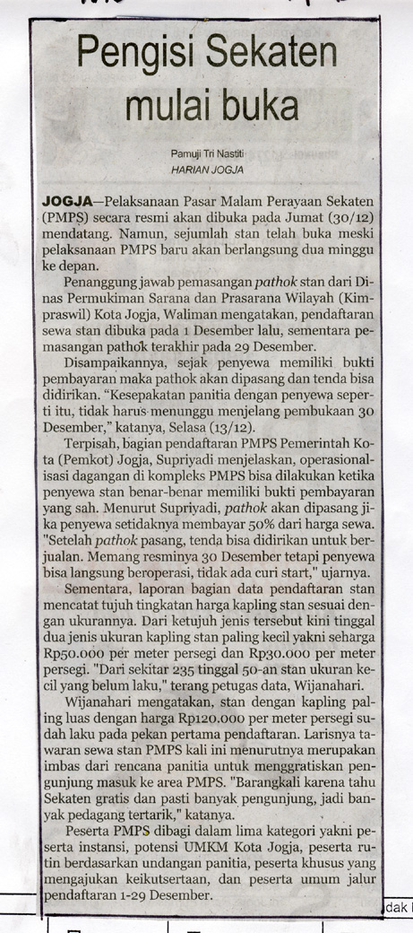 Kliping jogja terbaru