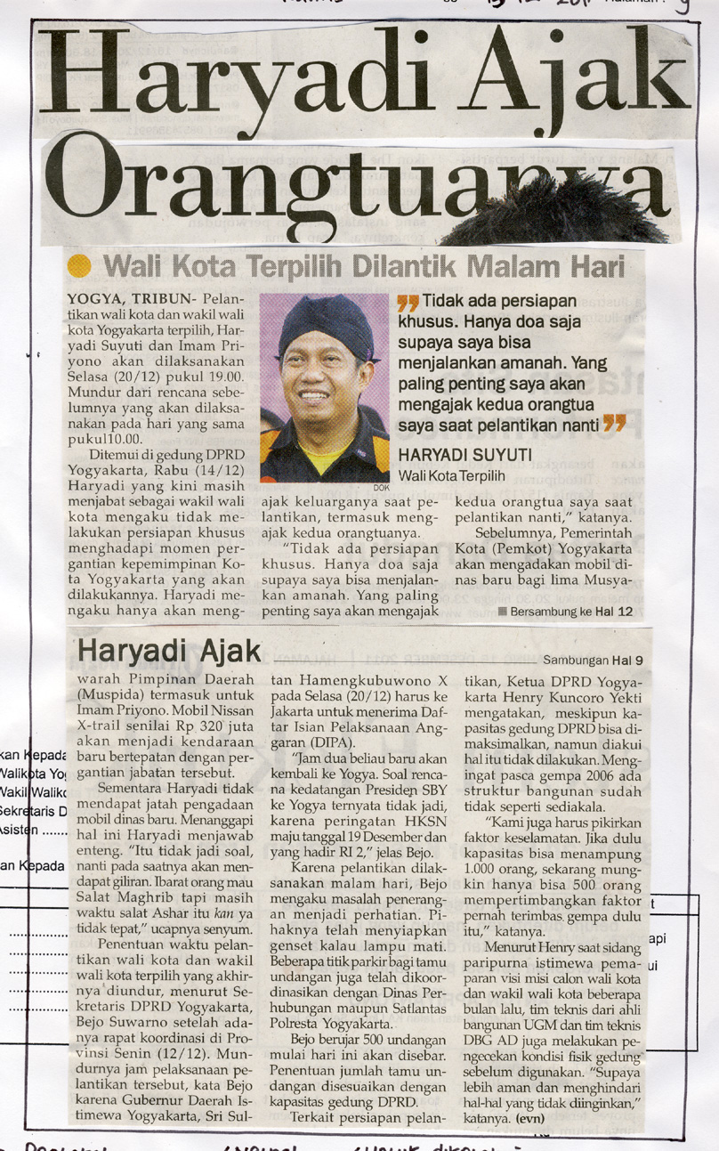 Kliping jogja terbaru
