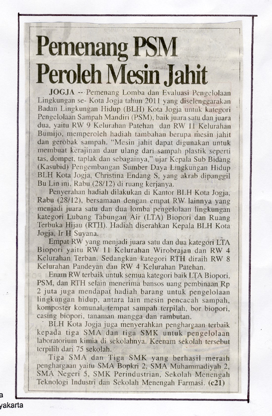 Kliping jogja terbaru