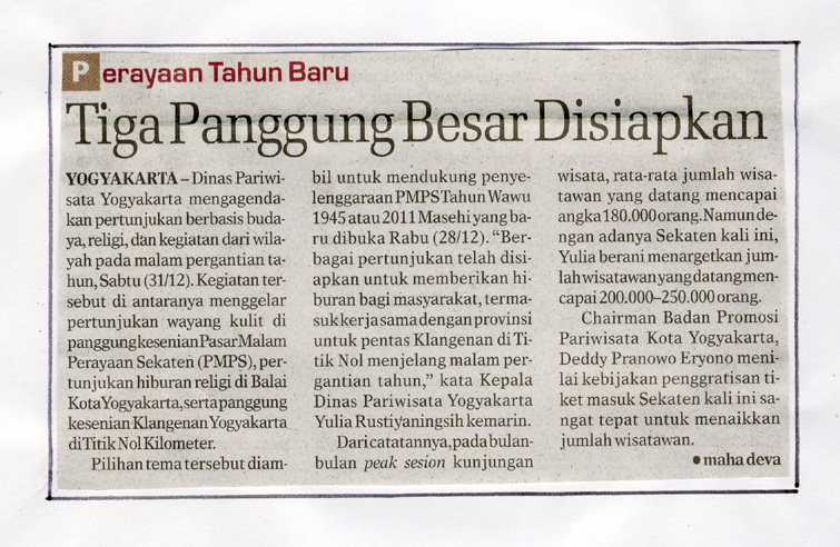 Kliping jogja terbaru
