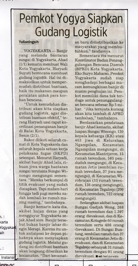 Kliping jogja terbaru
