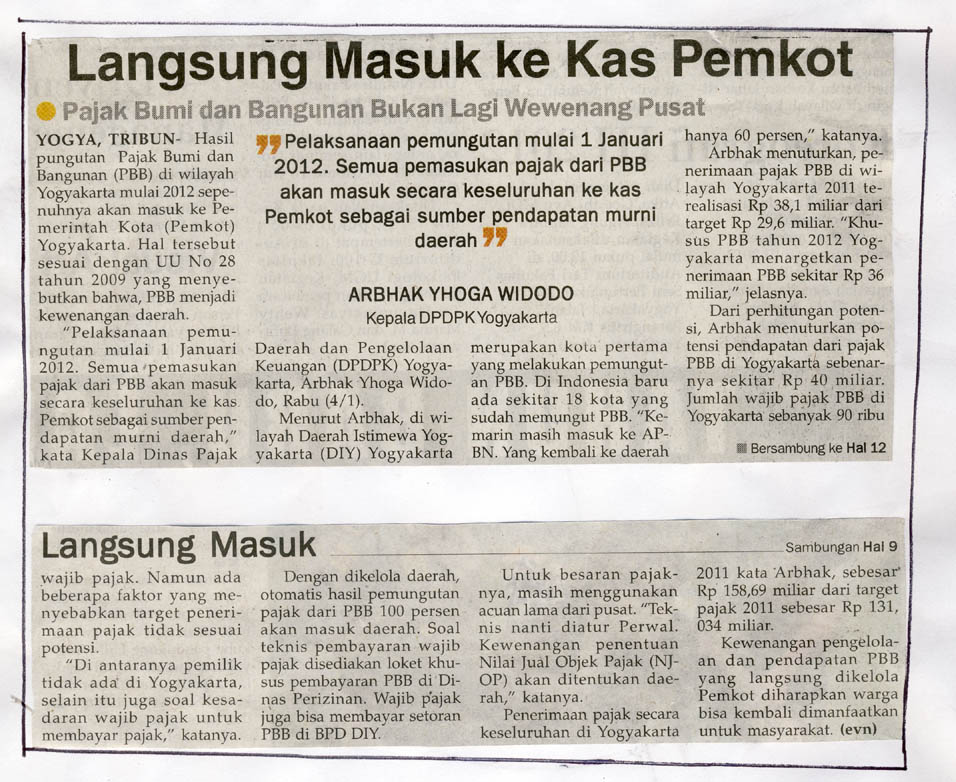 Kliping jogja terbaru