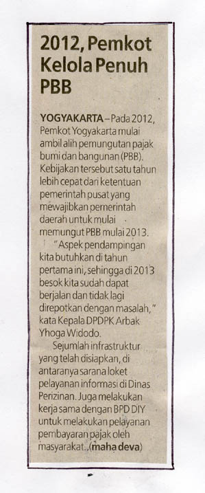Kliping jogja terbaru