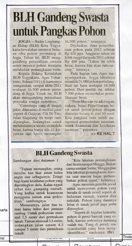 Kliping jogja terbaru