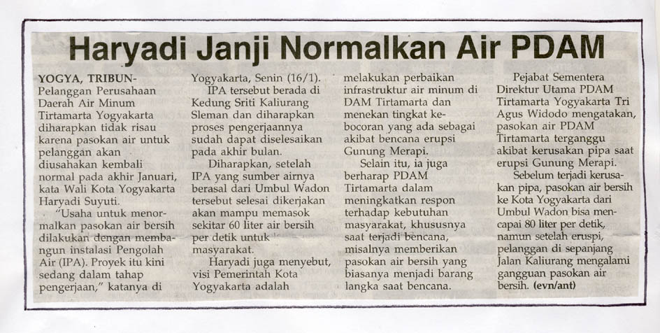 Kliping jogja terbaru