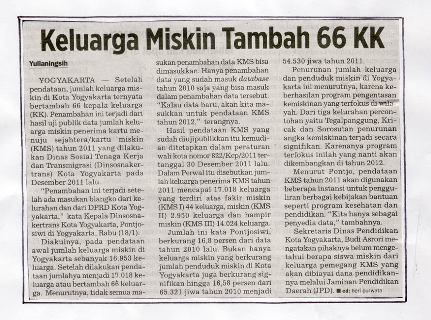 Kliping jogja terbaru