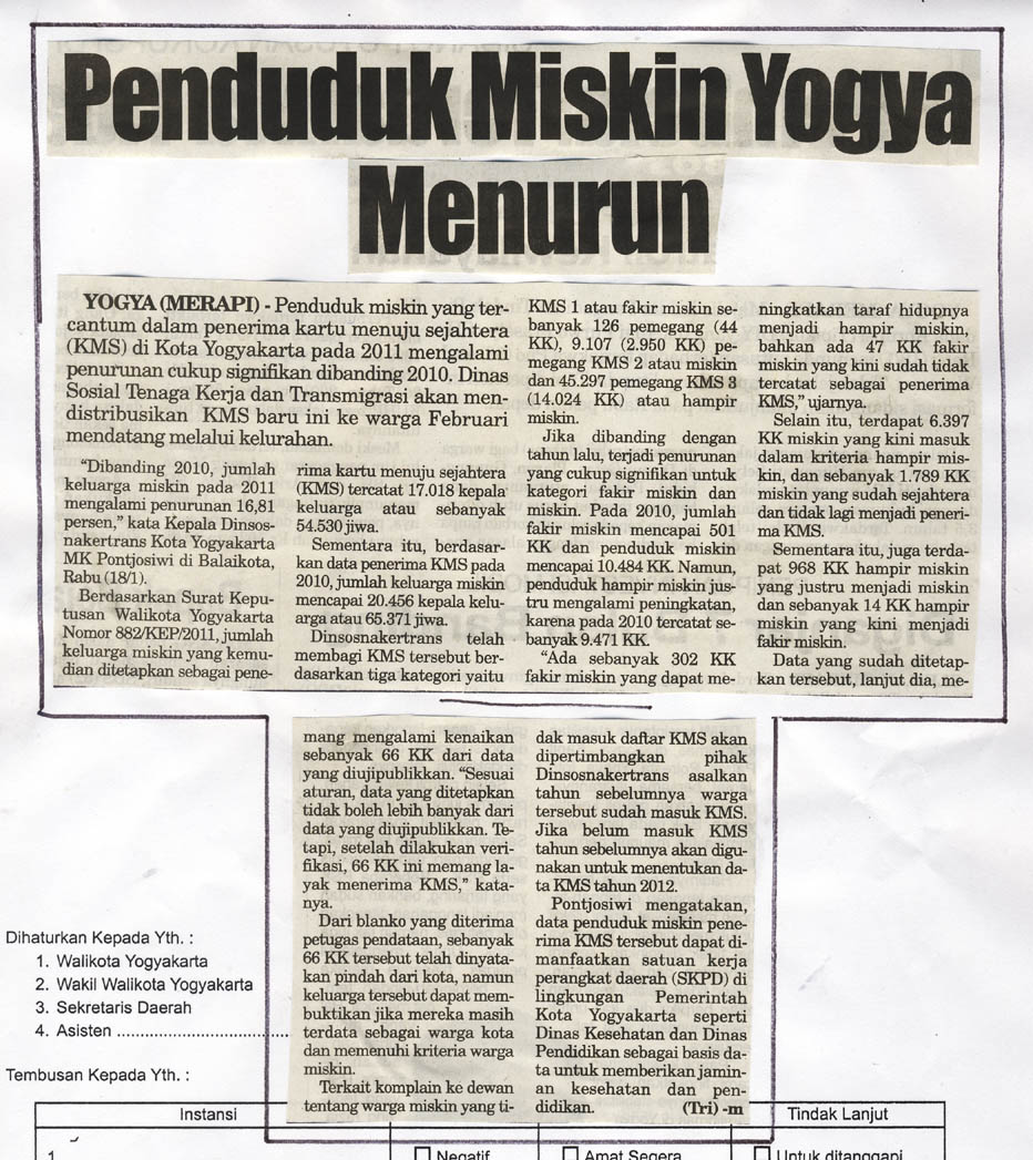 Kliping jogja terbaru