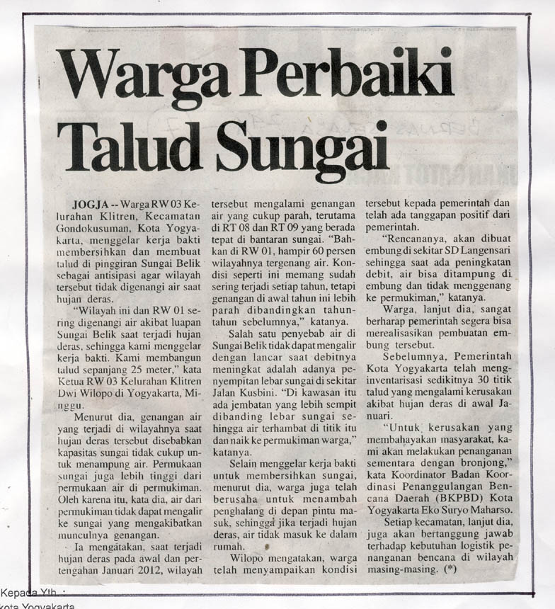 Kliping jogja terbaru