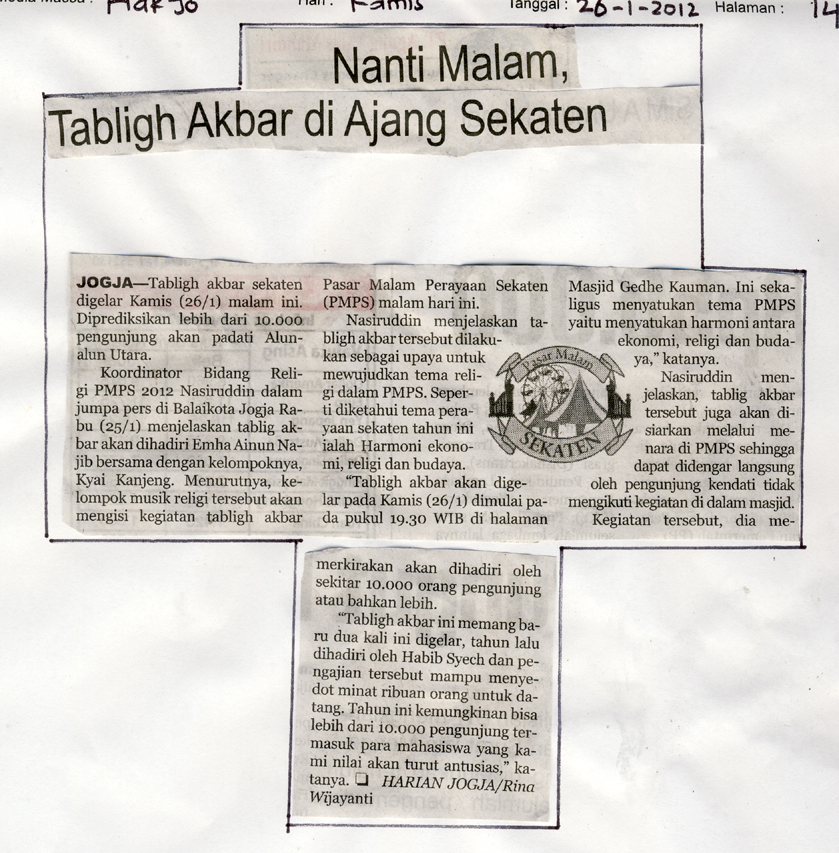 Kliping jogja terbaru
