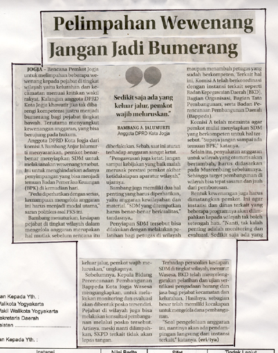 Kliping jogja terbaru