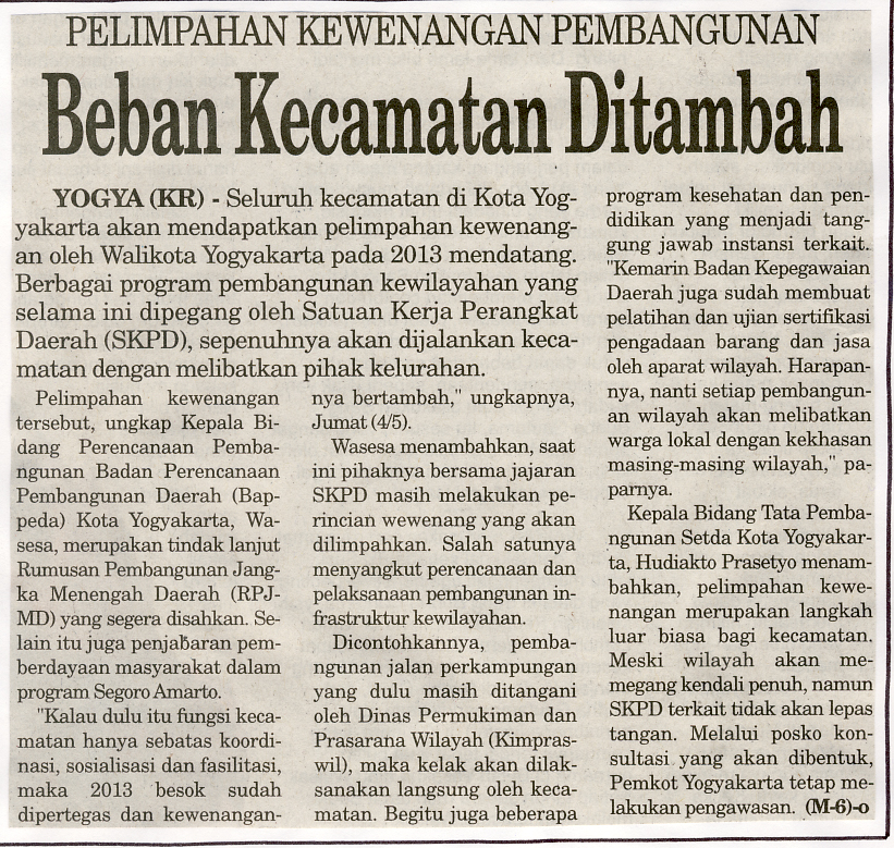 Kliping jogja terbaru
