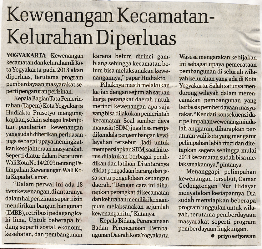 Kliping jogja terbaru