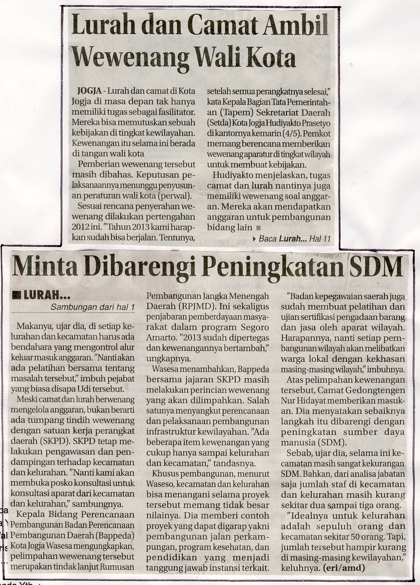 Kliping jogja terbaru