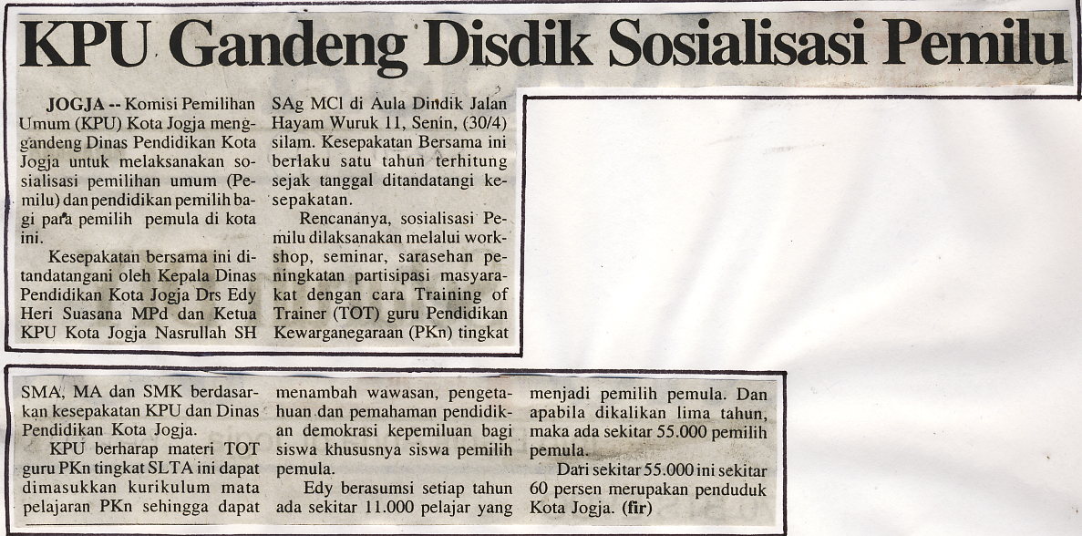 Kliping jogja terbaru
